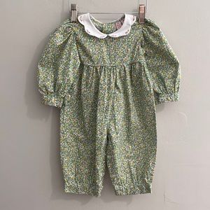 Vintage Orient Express long girl’s romper Size 6 months